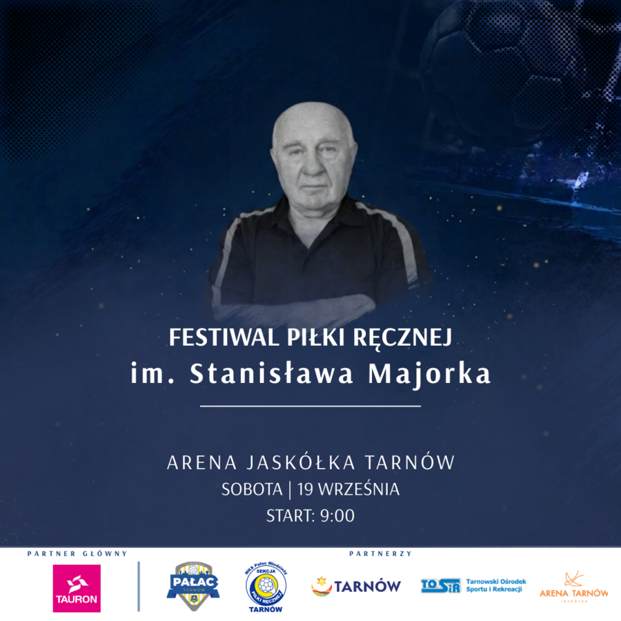 Plakat Festiwalu Piłki Ręcznej im. Stanisława Majorka